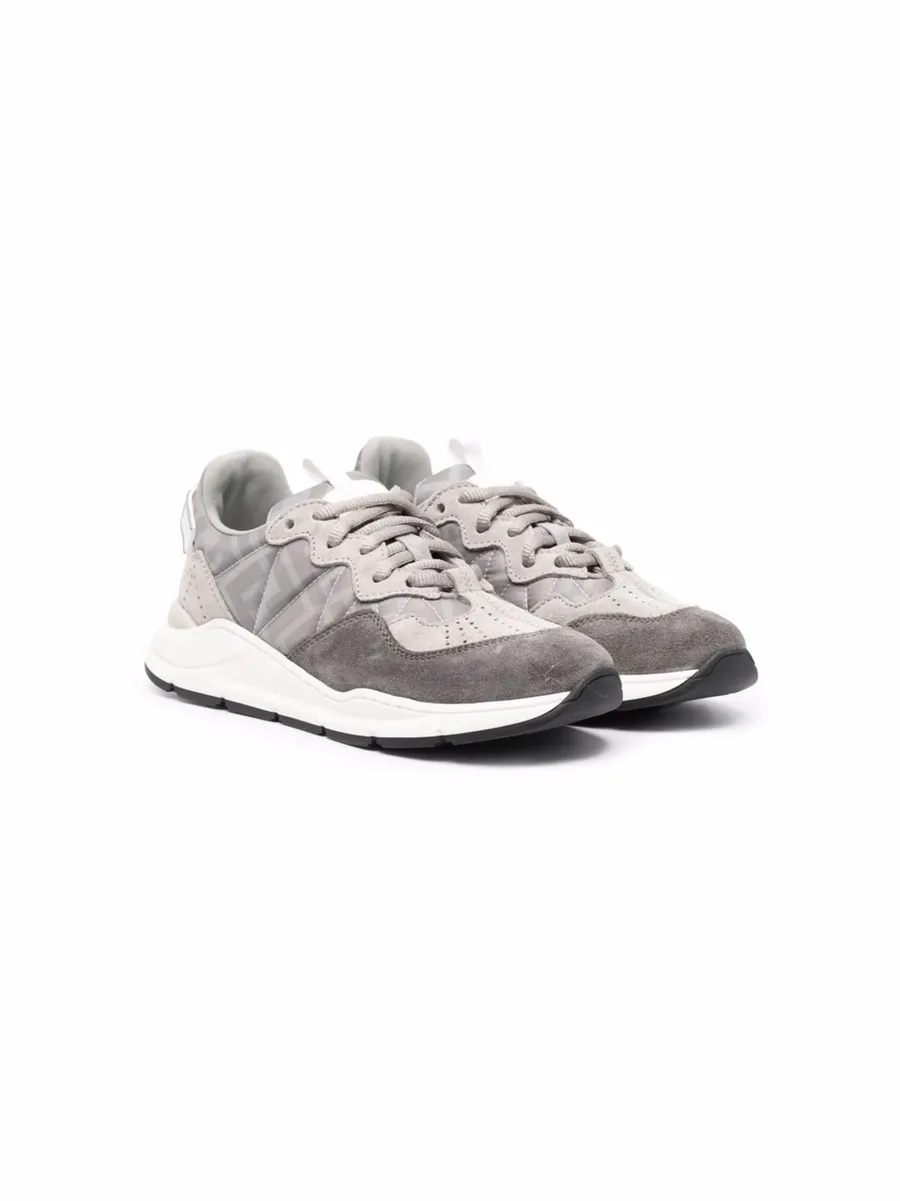 multi-panel lace-up sneakers 1