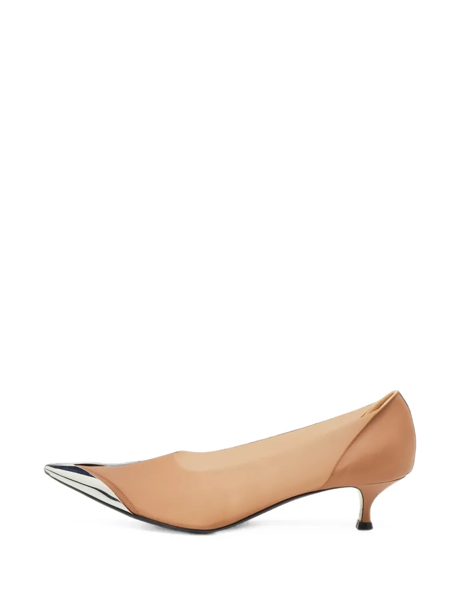 metal-toe pointed pumps 1