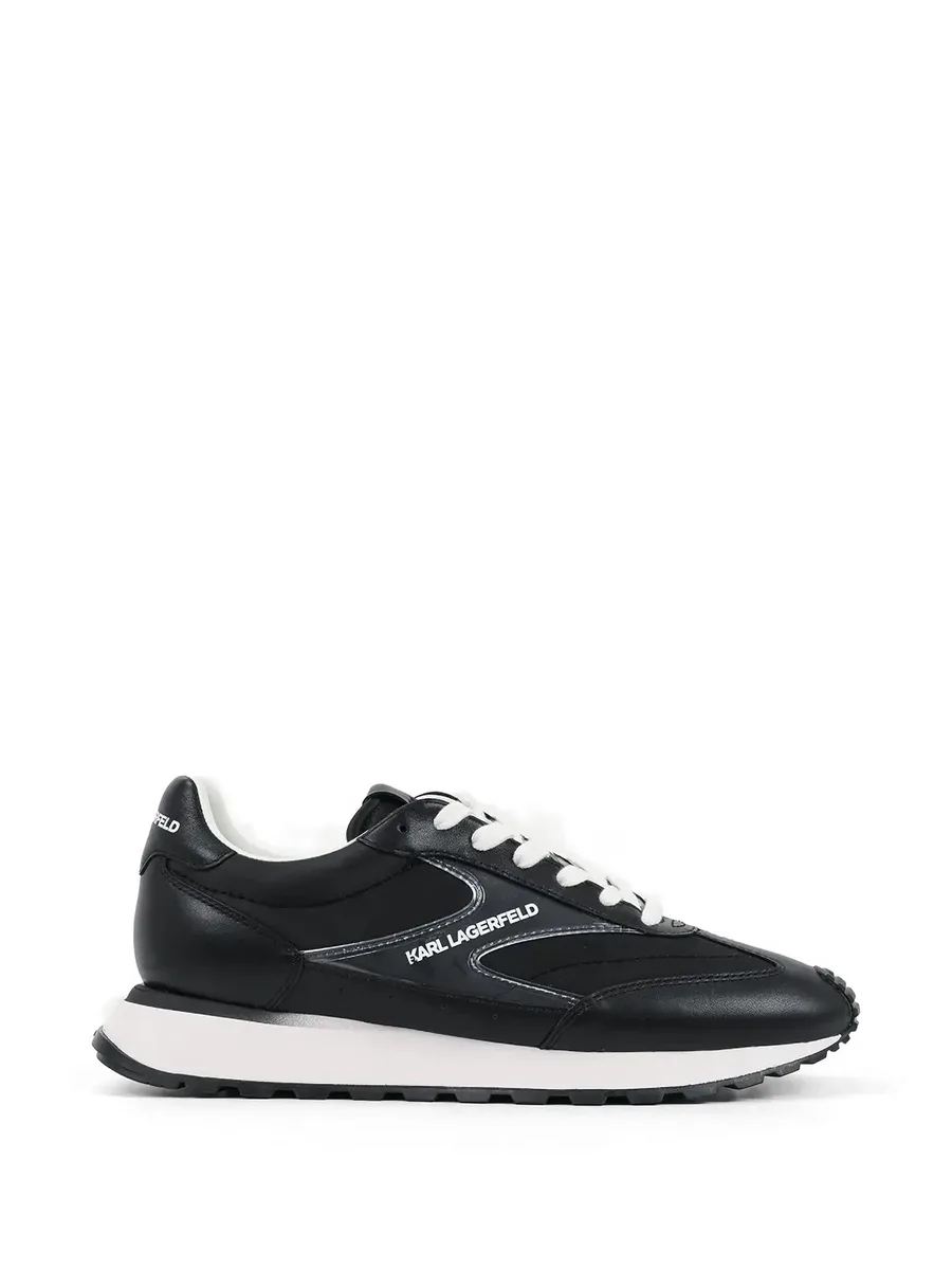 logo-detail panelled sneakers 2