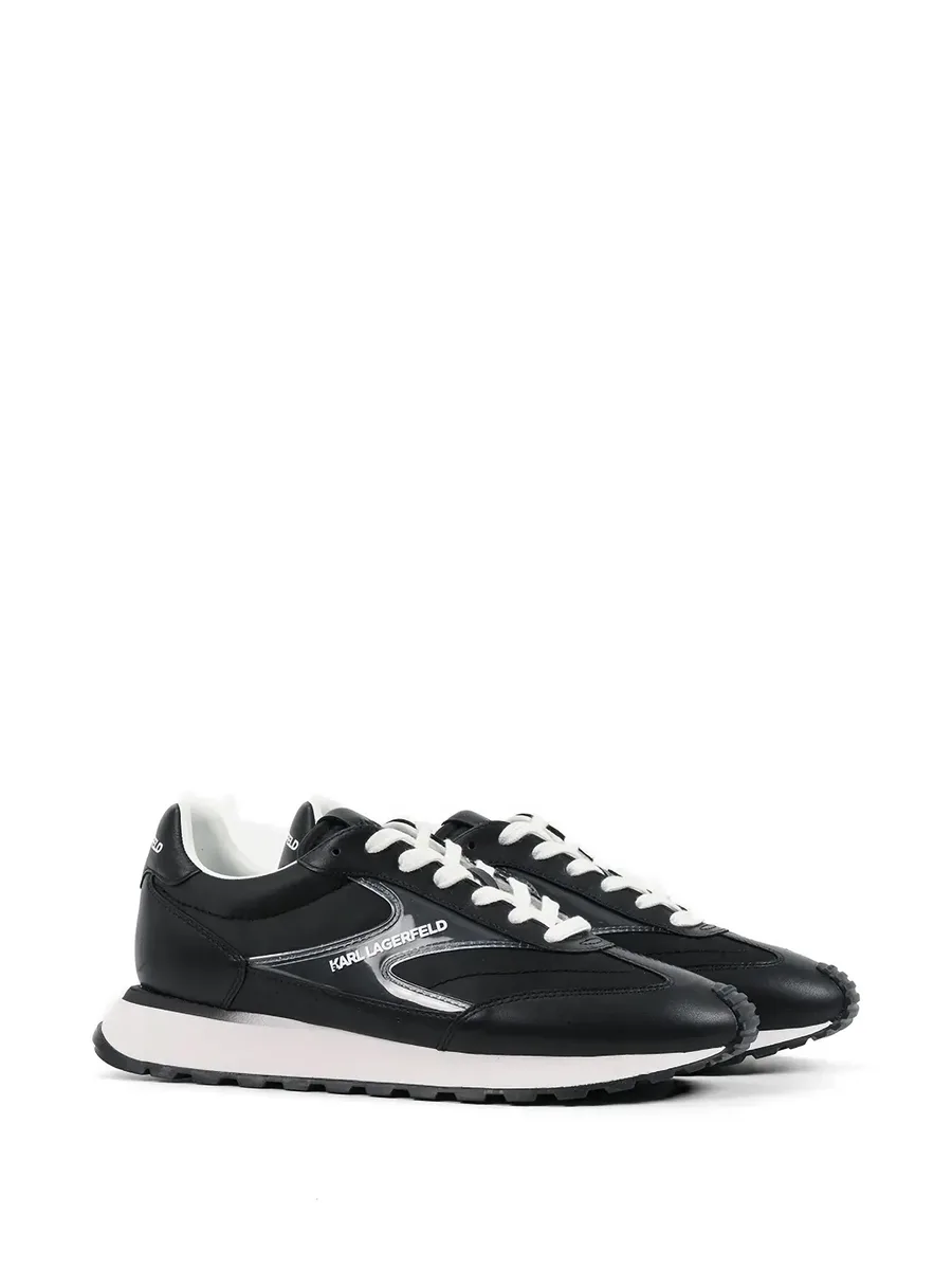 logo-detail panelled sneakers 4