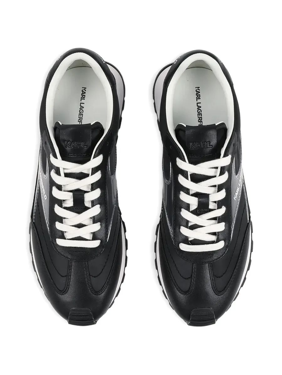 logo-detail panelled sneakers 8