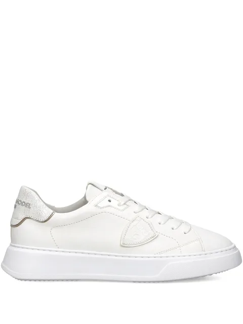 Temple round-toe sneakers