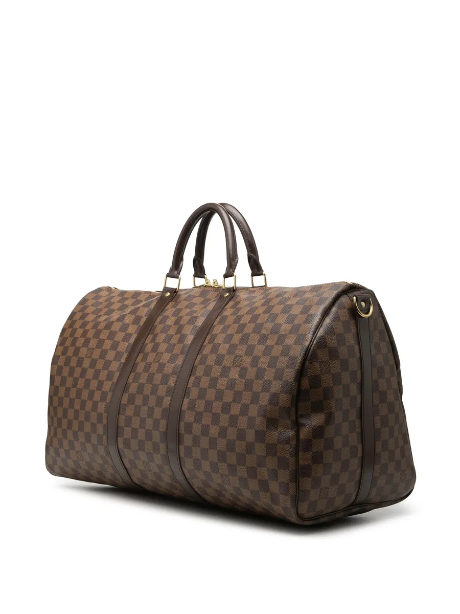 дорожная сумка Damier Ebene Keepall Bandouliere 55 (2009 год) 6