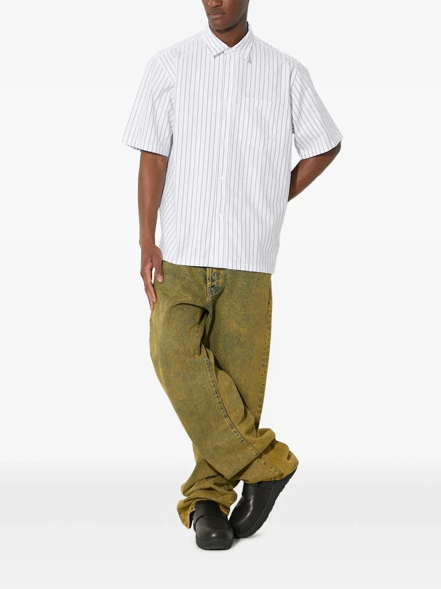 logo-embroidered denim jeans 3