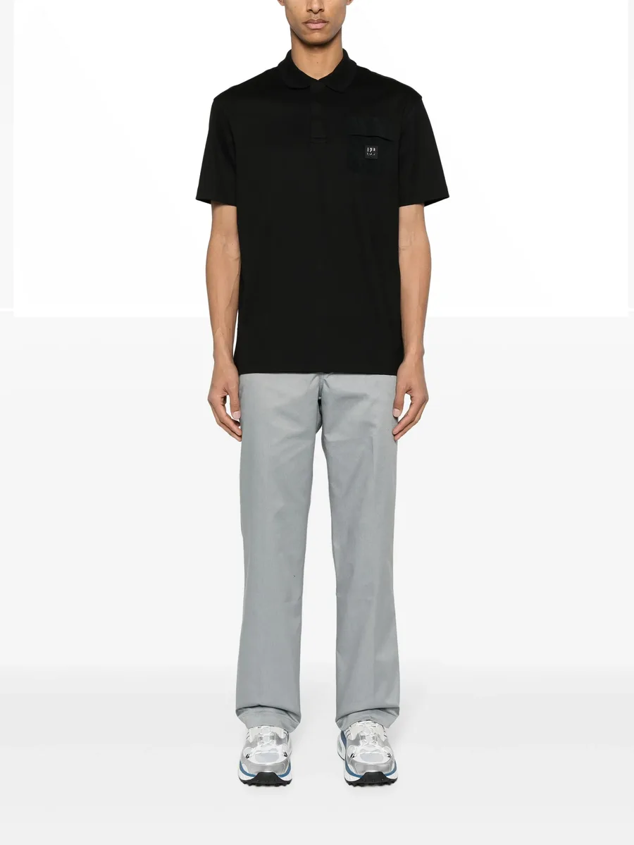 pressed-crease straight-leg trousers 4