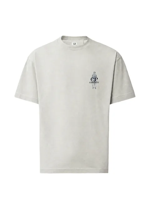 30/1 jersey short sleeve comfort logo T-shirt
