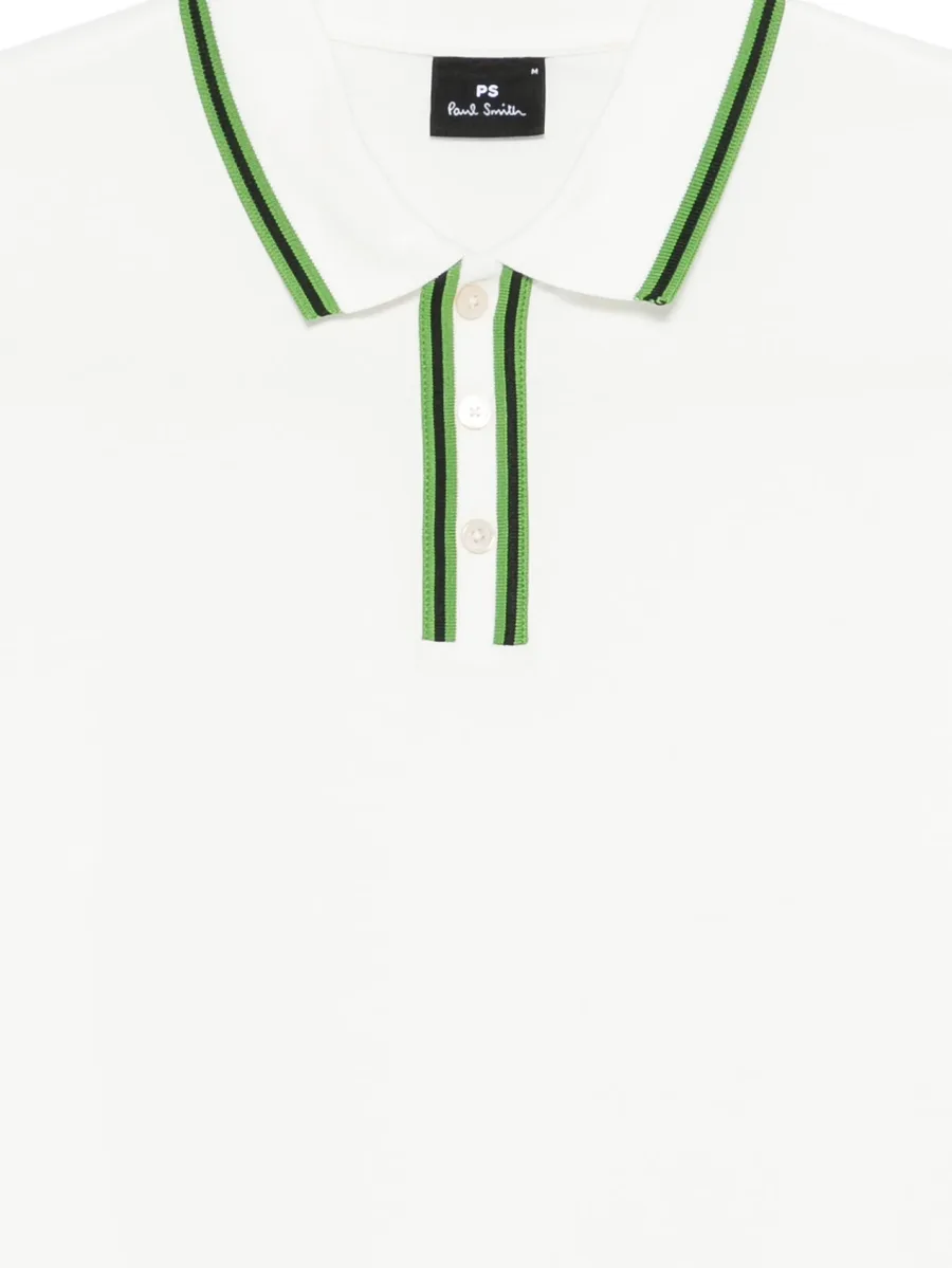 striped collar polo shirt 5