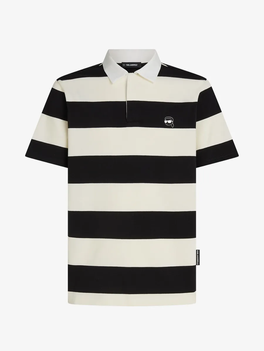 полосатая рубашка поло 1