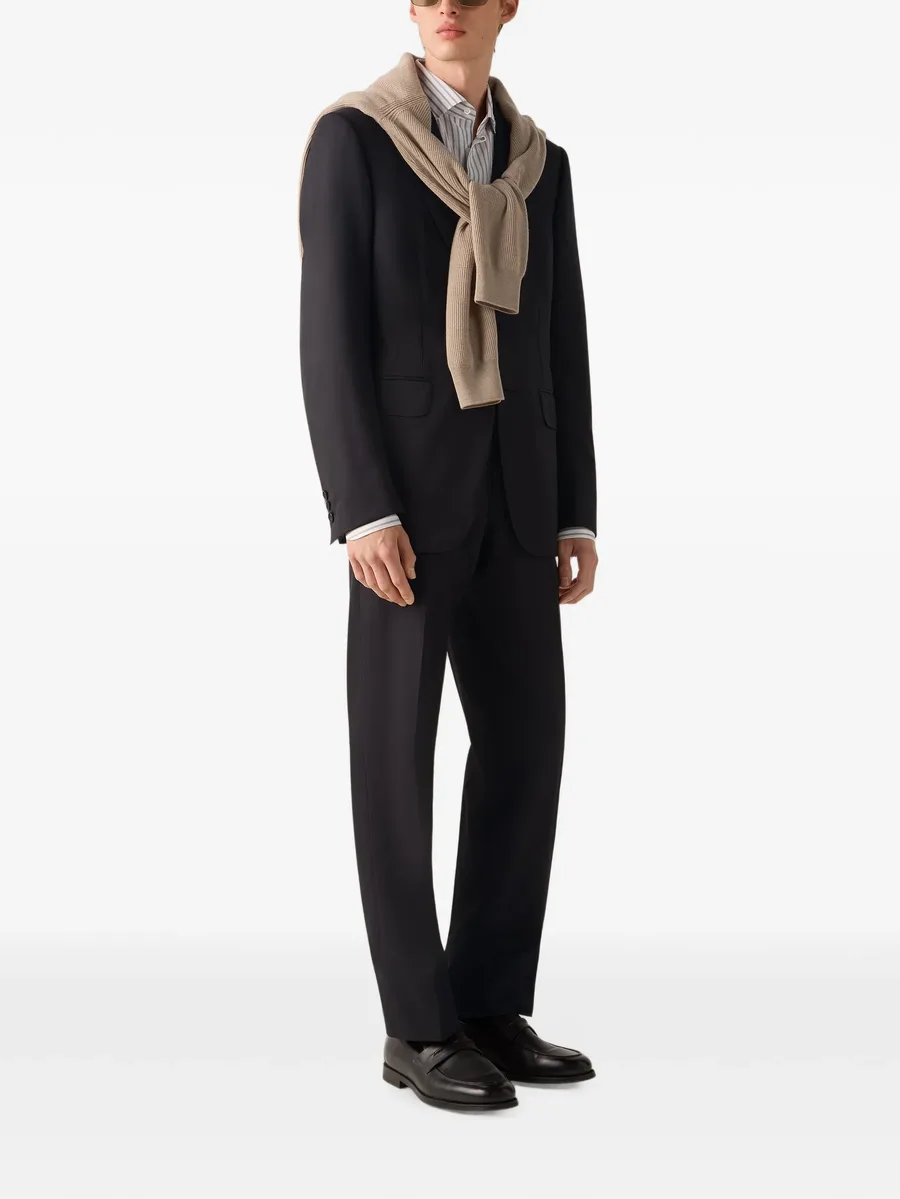 black Trofeo 120mila wool suit 2