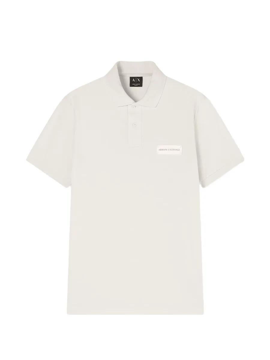logo-patch polo shirt 1