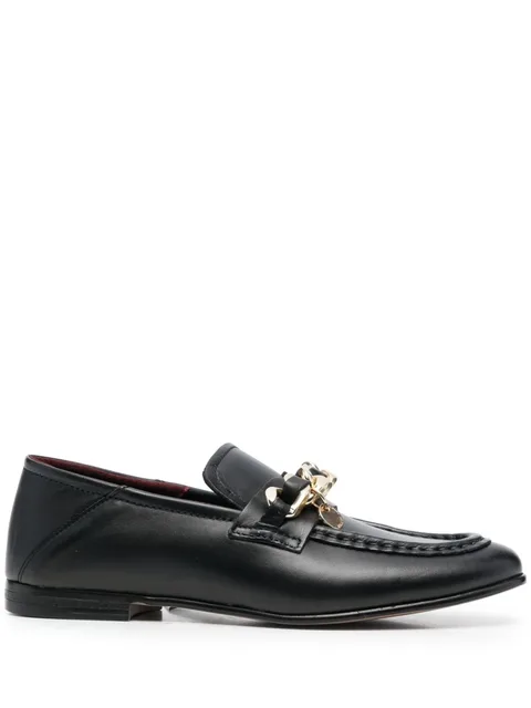 chain-link detail loafers