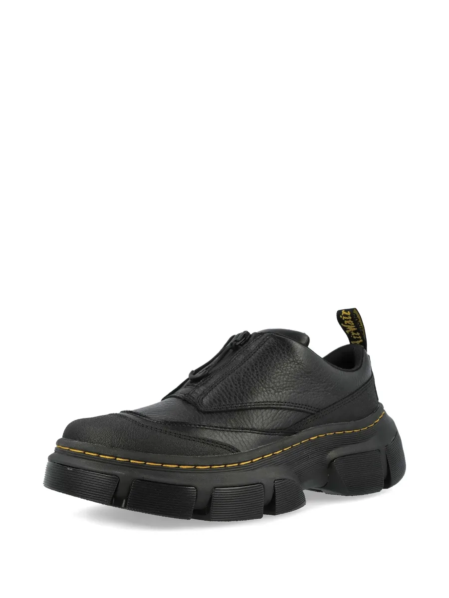 DMXL zip platform leather shoes 3