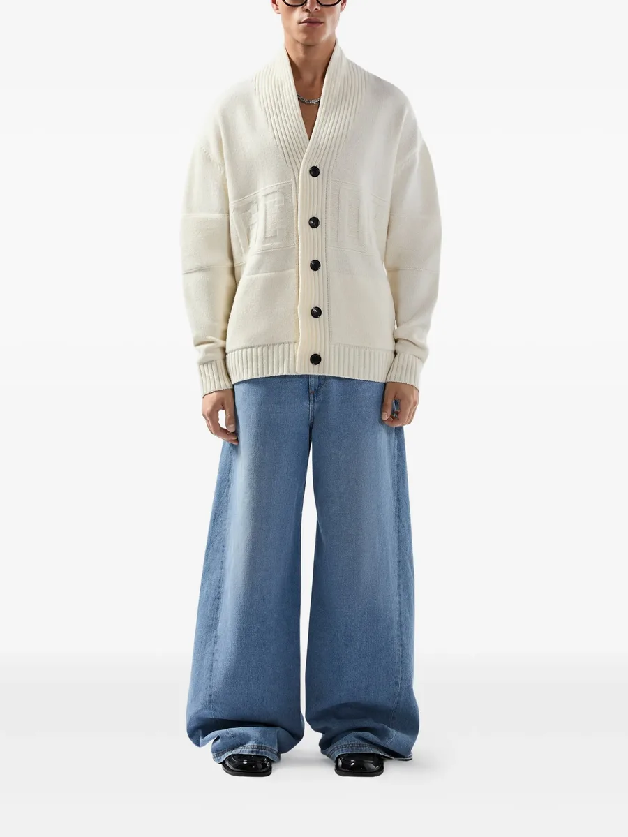 buttoned v-neck cardigan 3