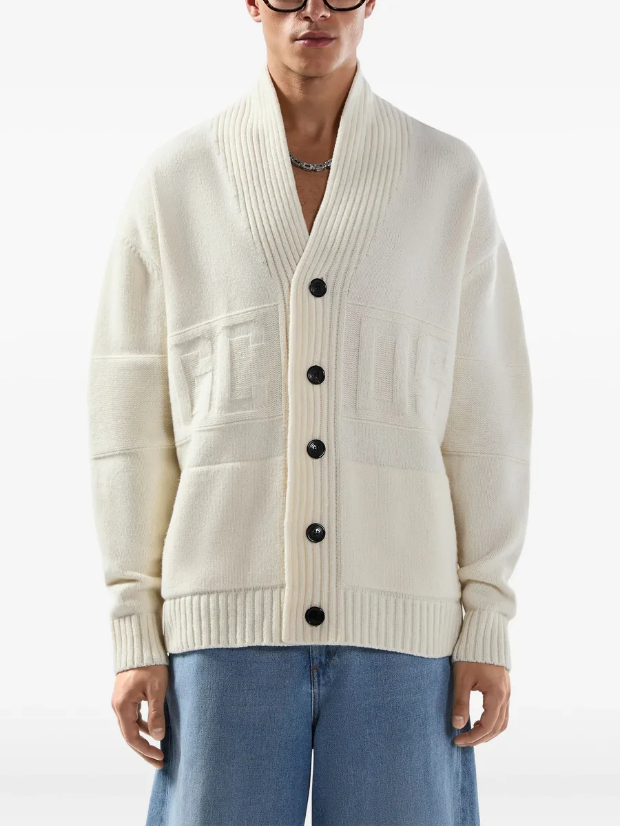 buttoned v-neck cardigan 5