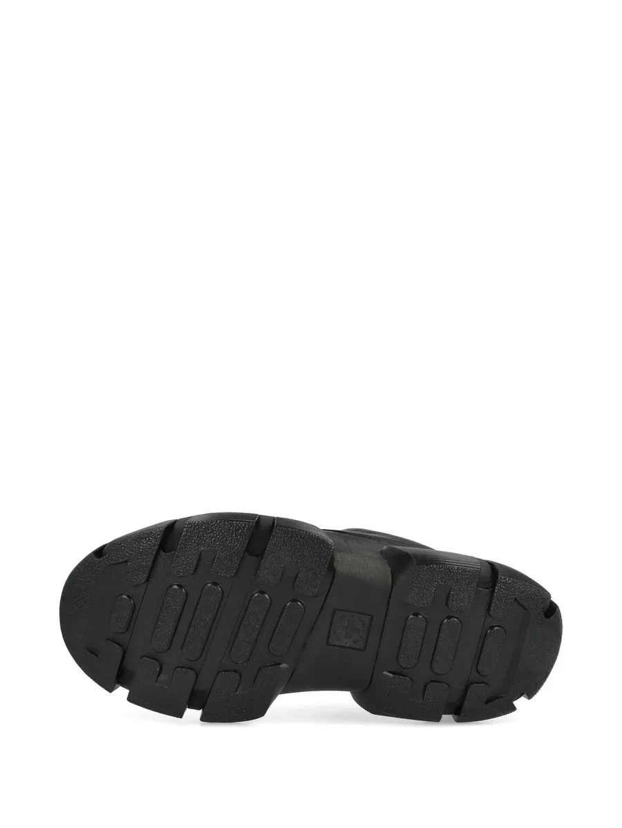 DMXL zip platform leather shoes 9