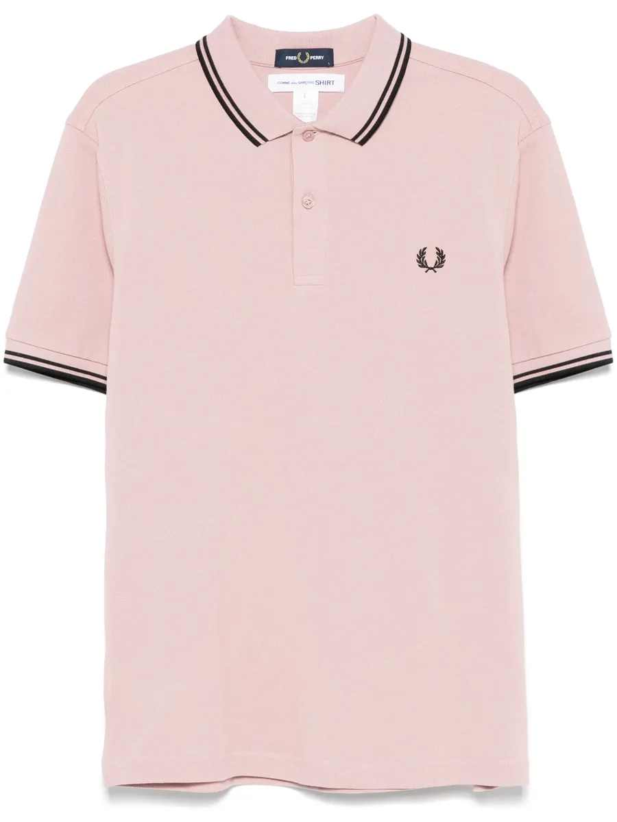 рубашка поло с вышитым логотипом из коллаборации с Fred Perry 2