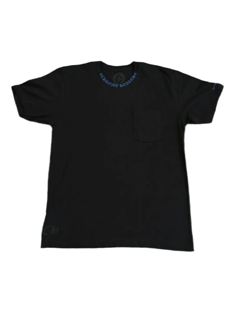 neck-logo pocket T-shirt 1
