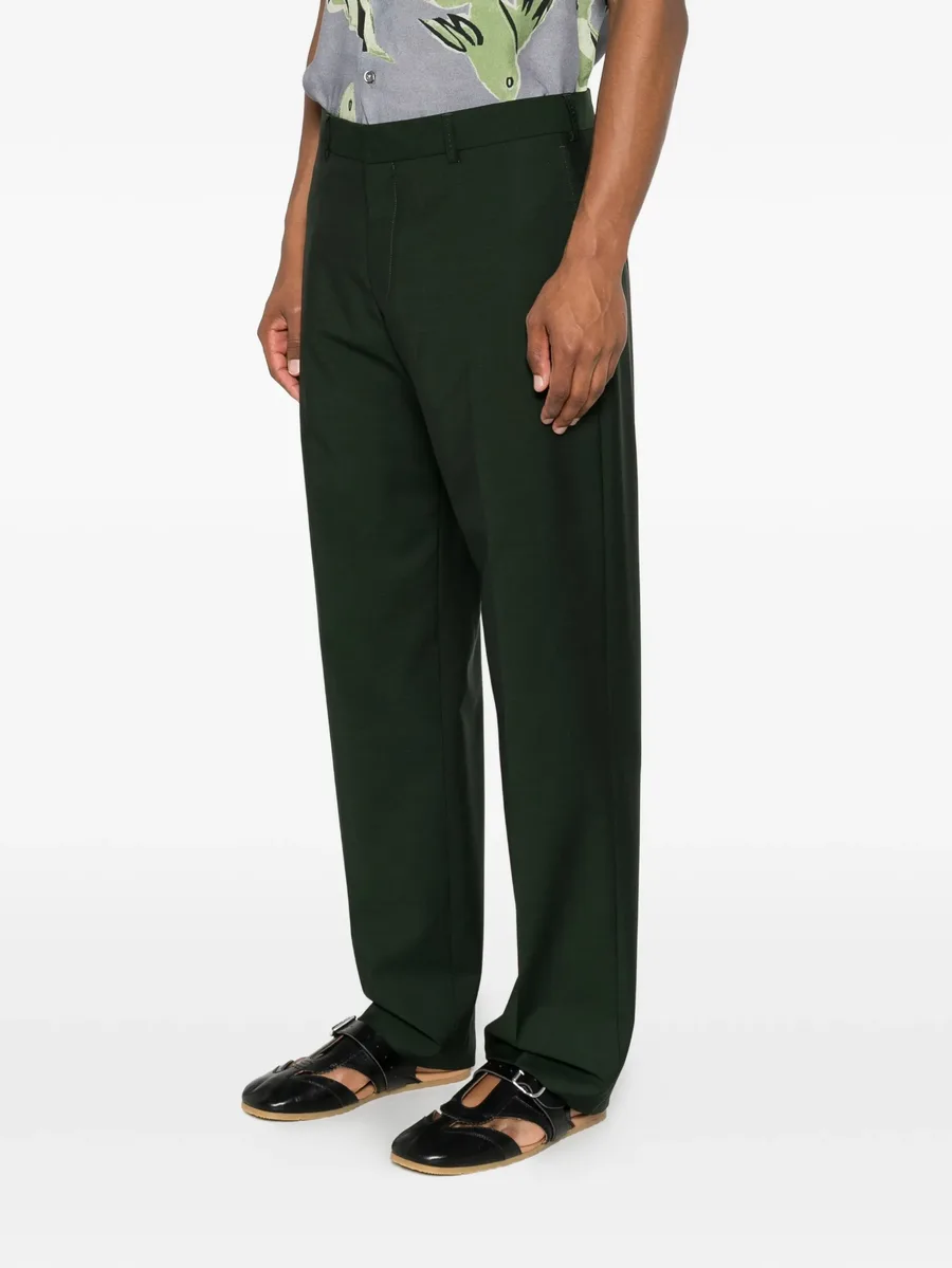pressed-crease tailored trousers 6