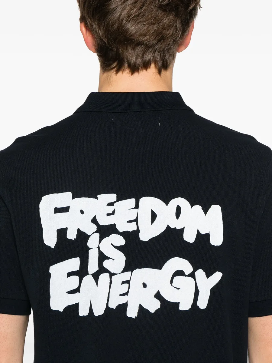 рубашка поло с надписью из коллаборации с Fred Perry 8