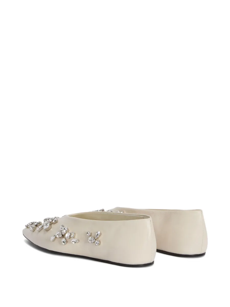 балетки с заостренным носком и кристаллами 6