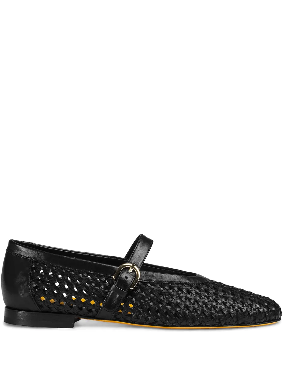 leather ballerina shoes 2