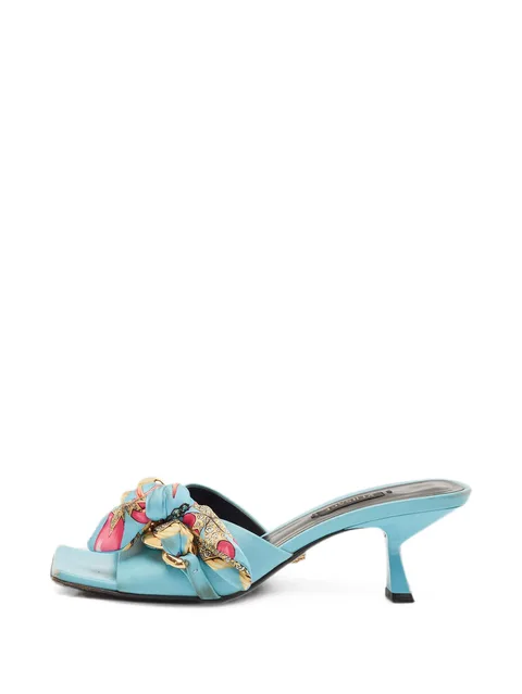 Medusa chain-link heeled sandals