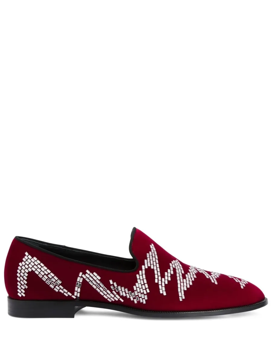 Jareth Shake embellished loafers 1