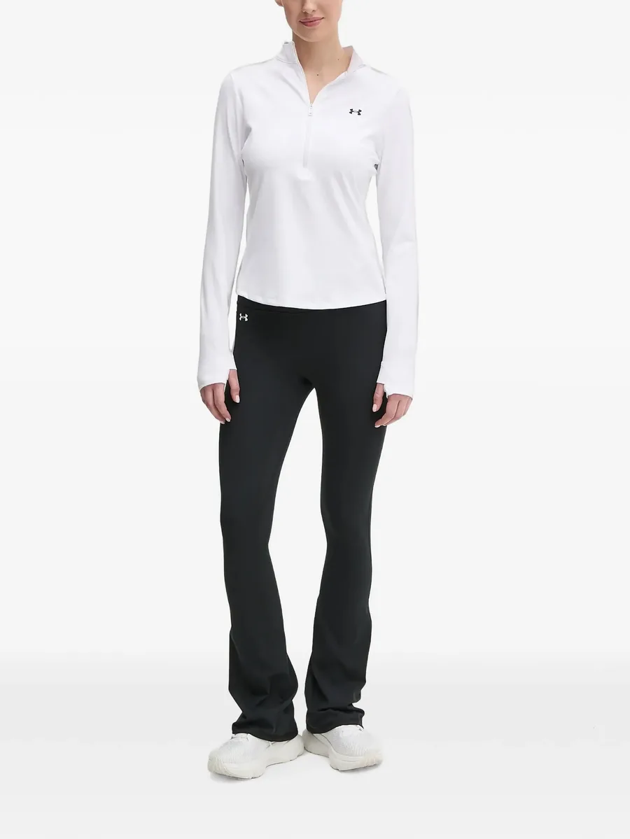 Motion logo-print flared leggings 2