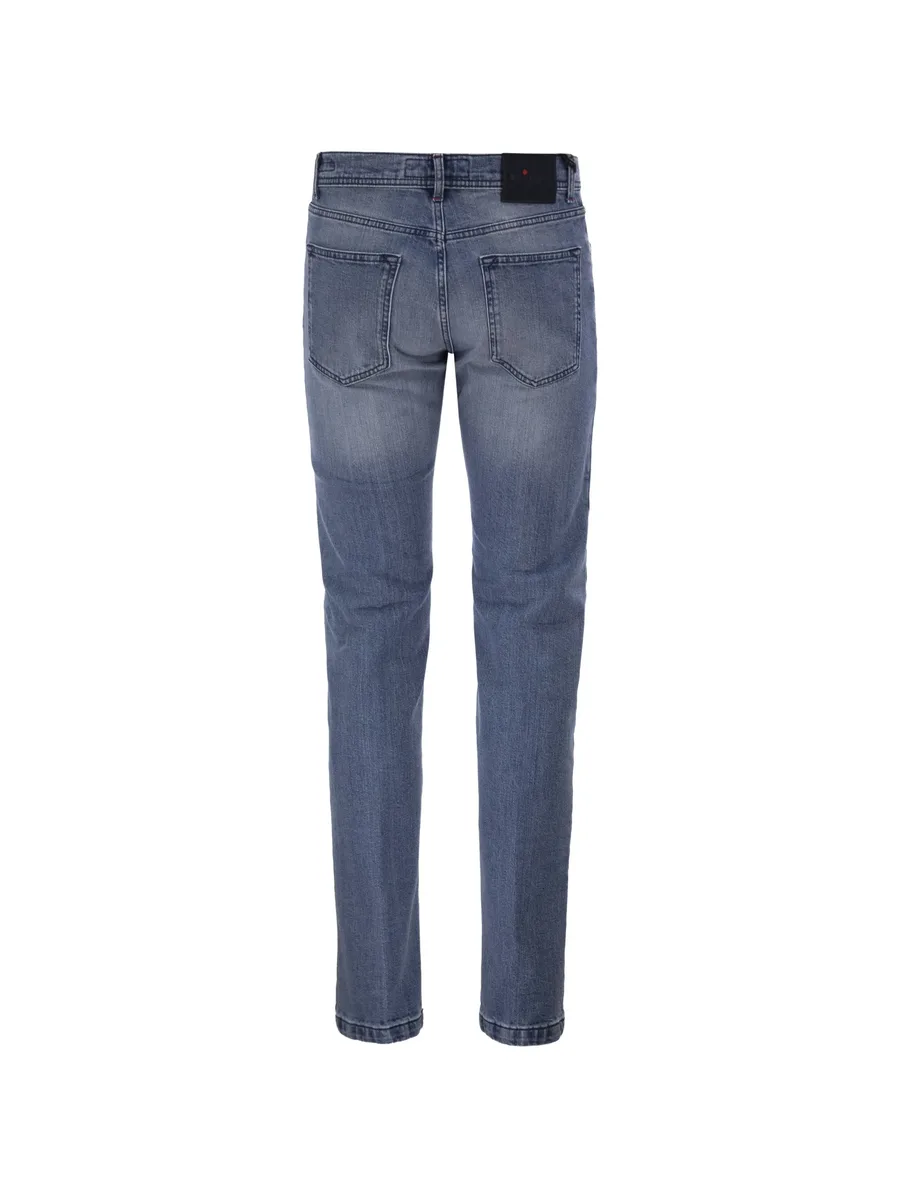 faded five-pocket slim-fit jeans 2