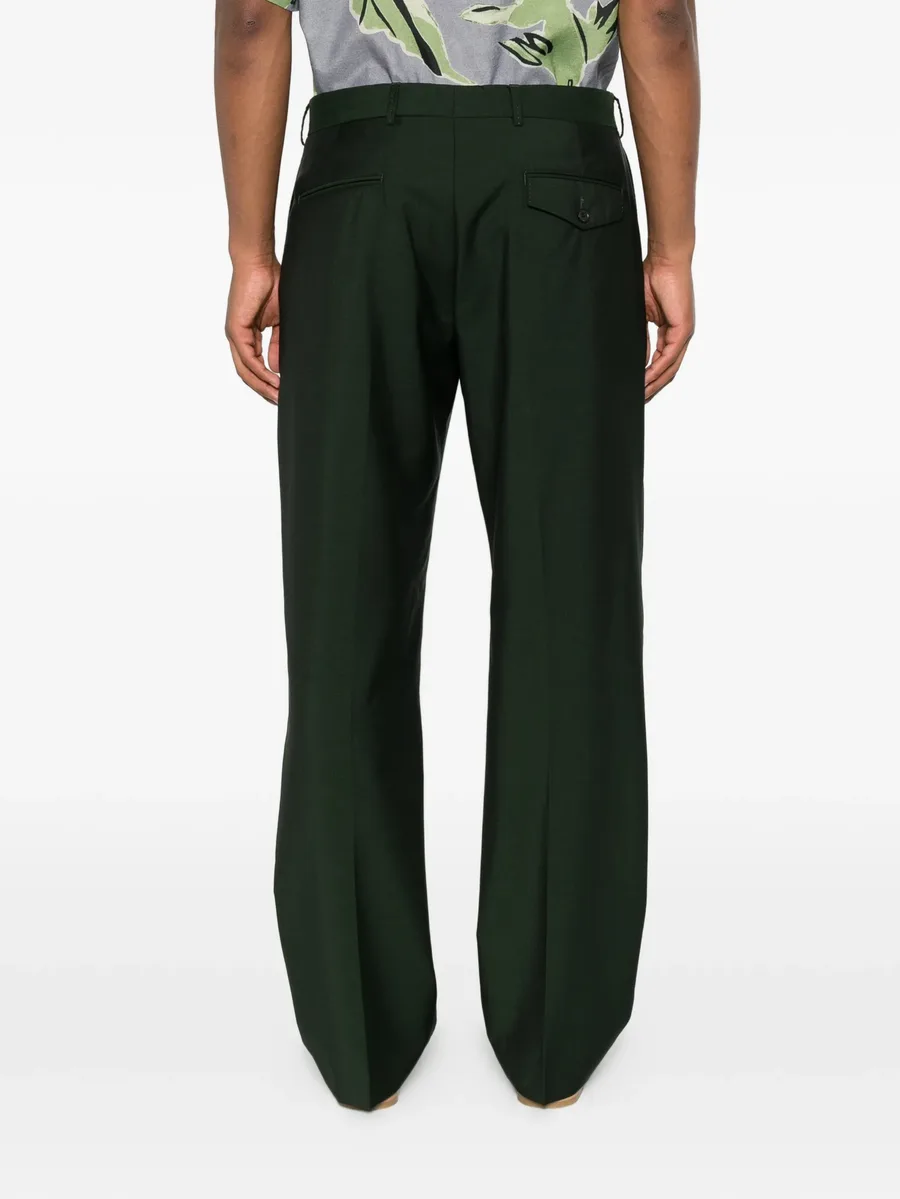 pressed-crease tailored trousers 7