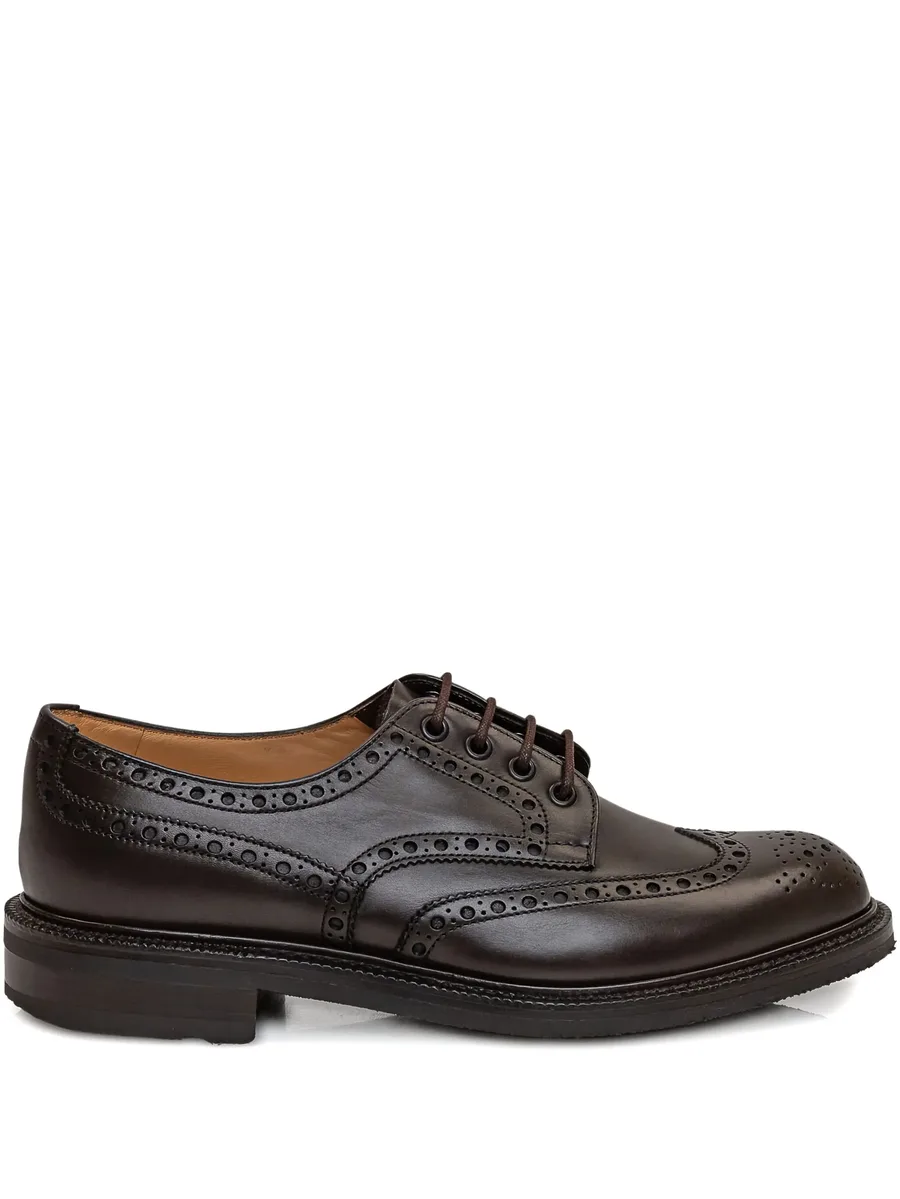 лоферы Horsham Brogue на блочном каблуке 1