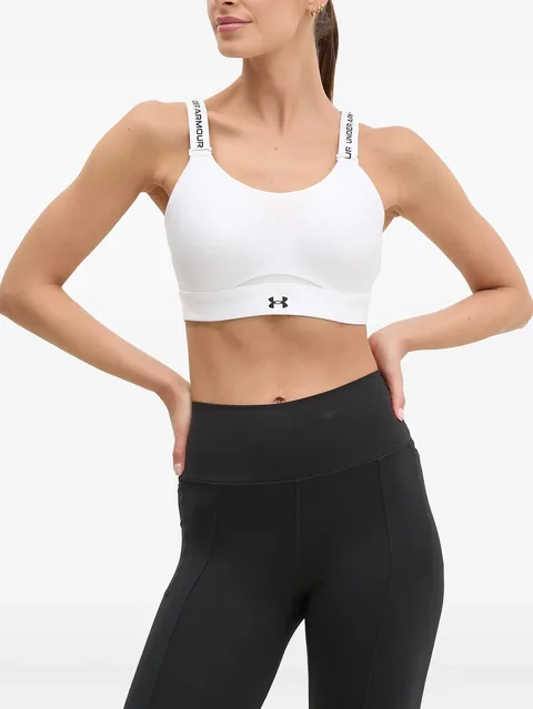 Infinity 2.0 high logo-tape sports bra