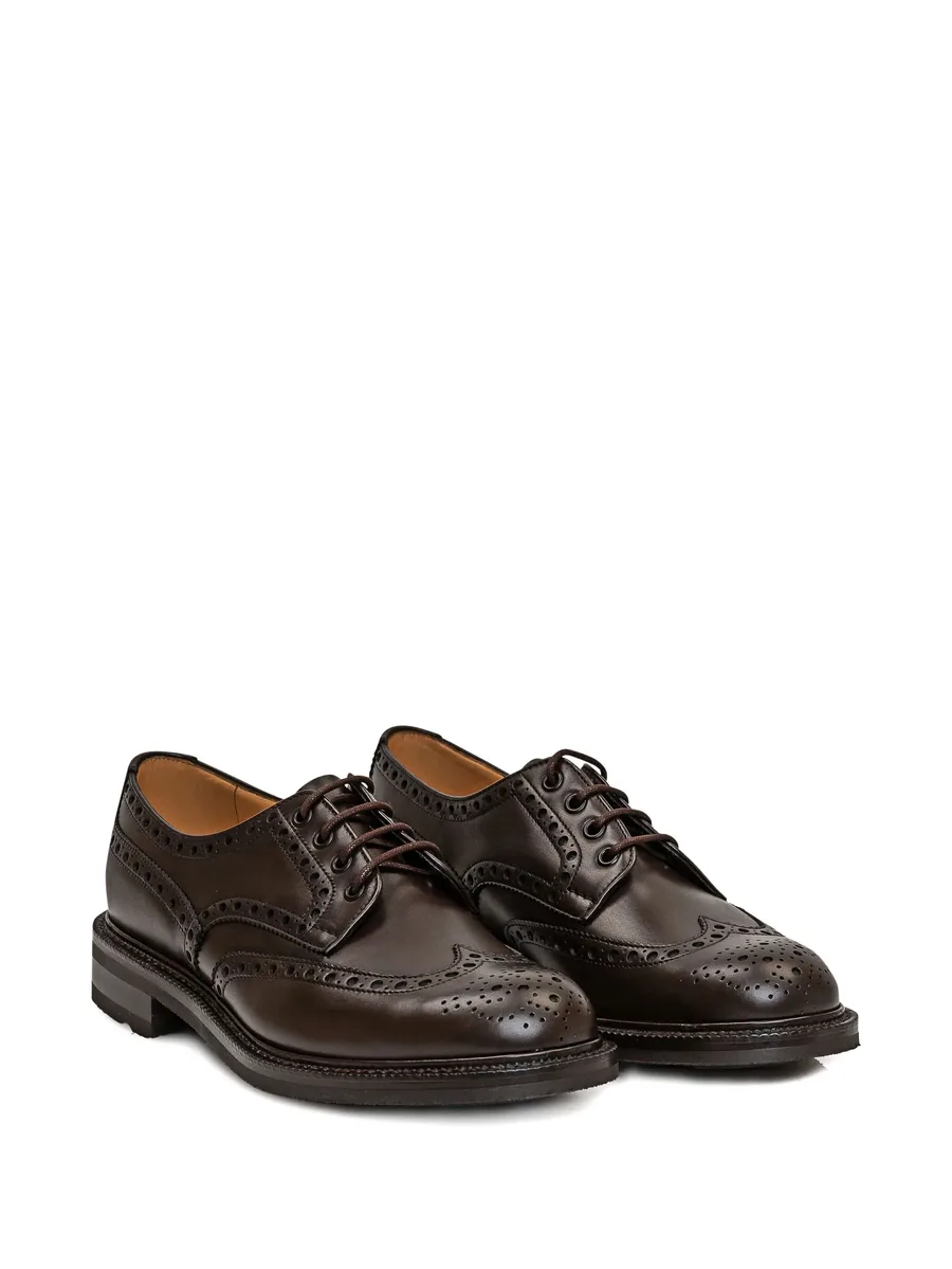 лоферы Horsham Brogue на блочном каблуке 3