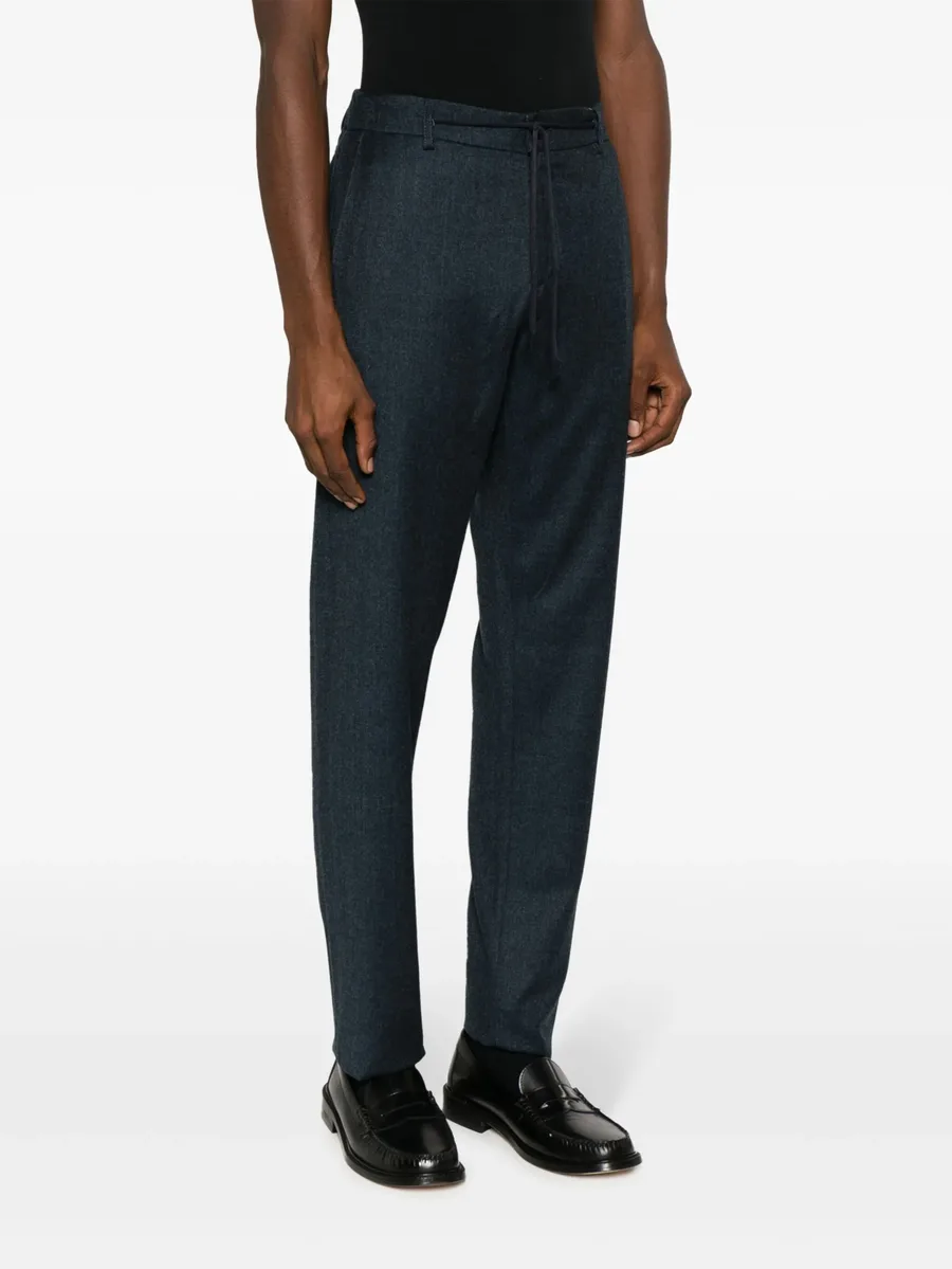 drawstring-waist chinos 5