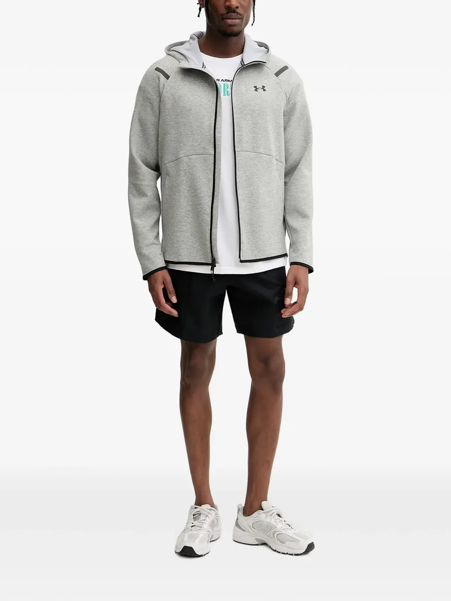 Unstoppable logo-print zip-up hoodie 2