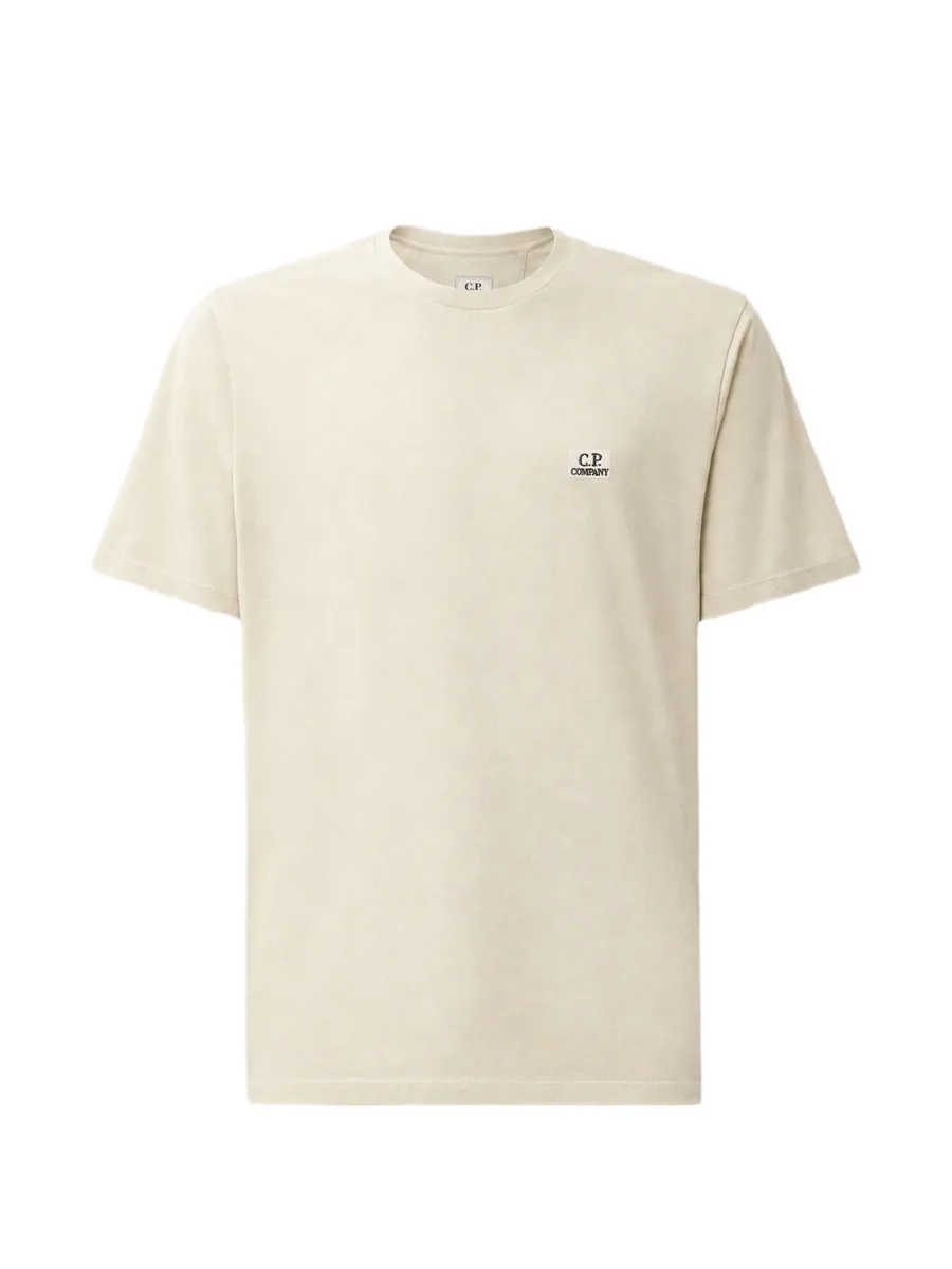 30/1 jersey short sleeve logo patch T-shirt 1