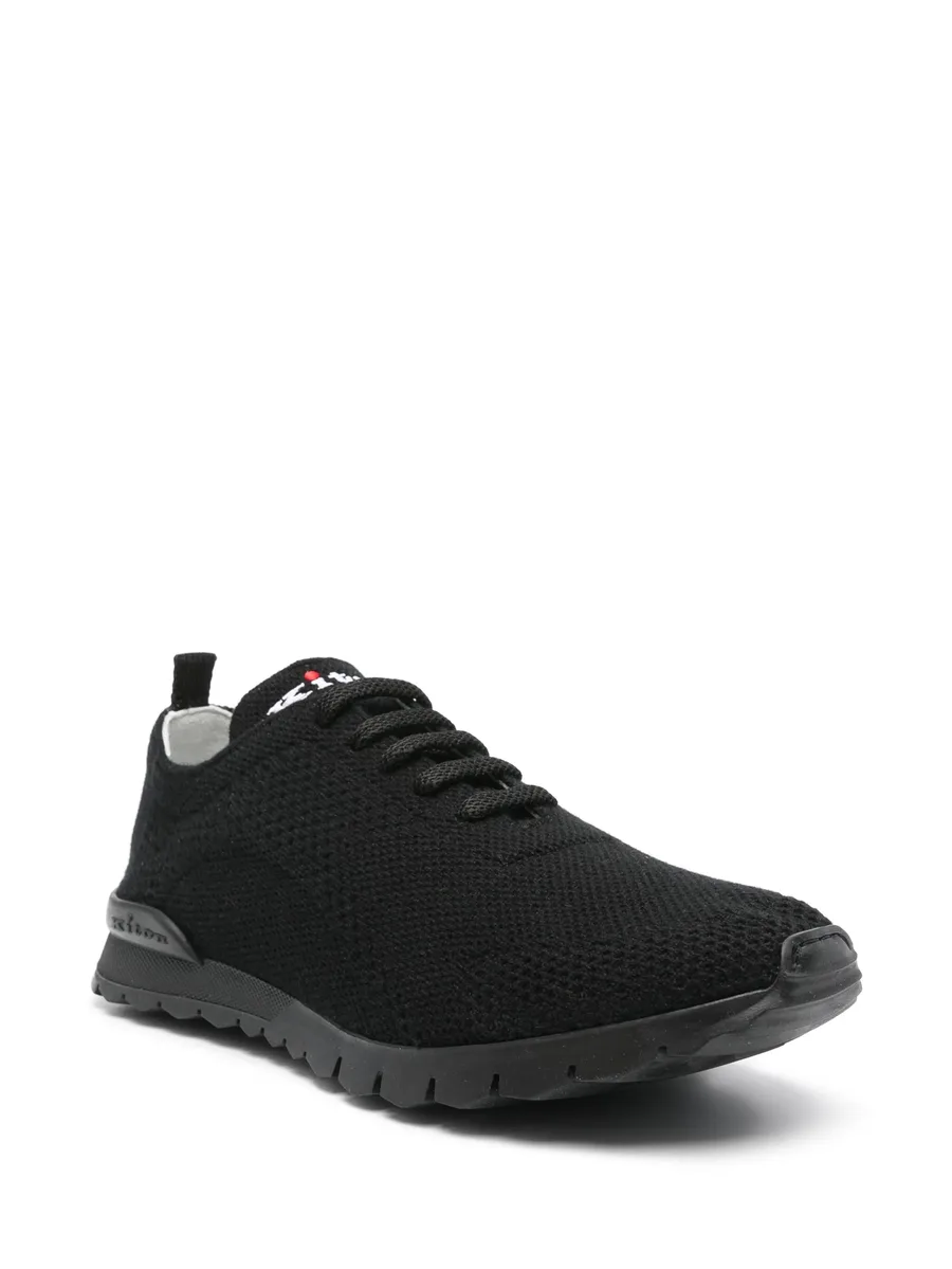 knitted lace-up sneakers 4
