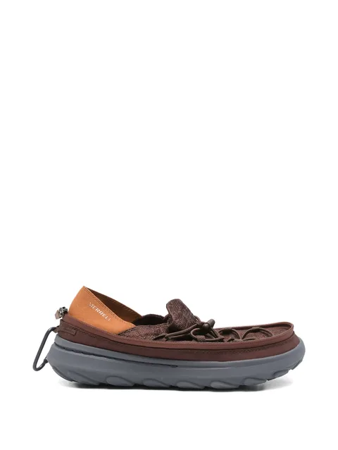 zip-trim toggle-fastening sneakers