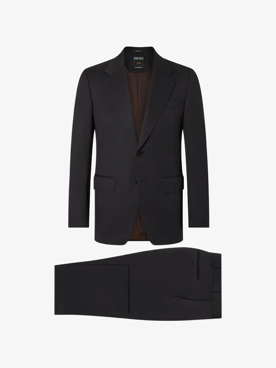 black Trofeo 120mila wool suit 1
