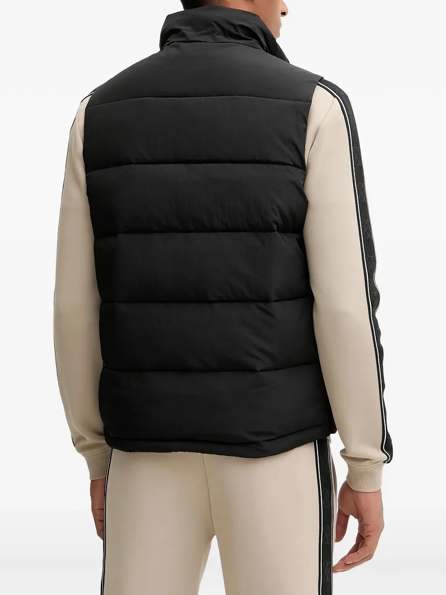 padded logo-plaque gilet 5