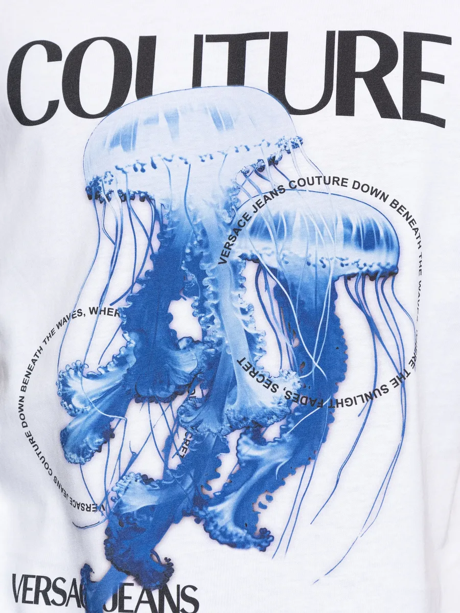 print crew neck T-shirt 9