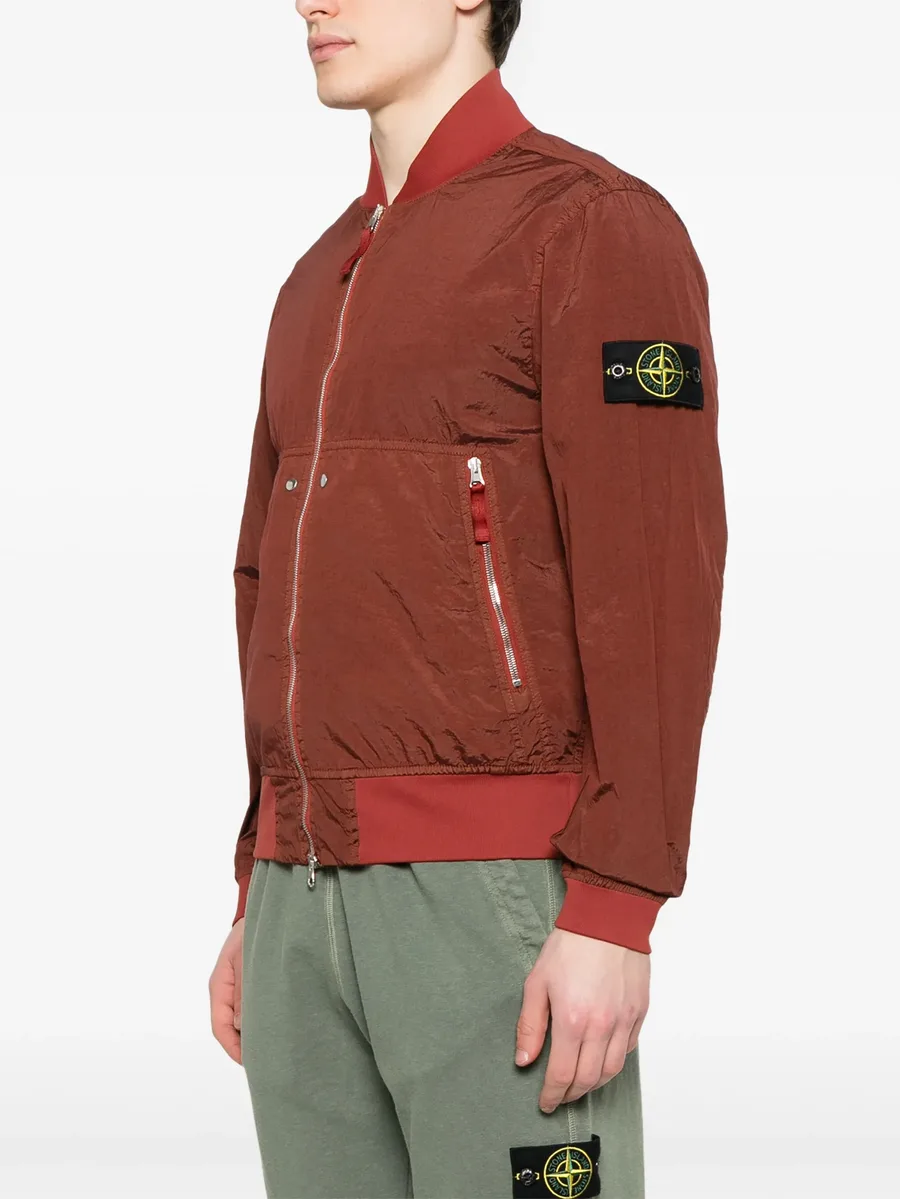 Compass-badge bomber jacket 6