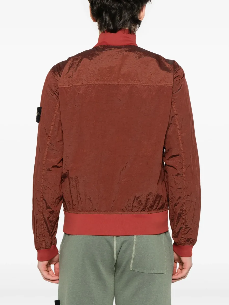 Compass-badge bomber jacket 8