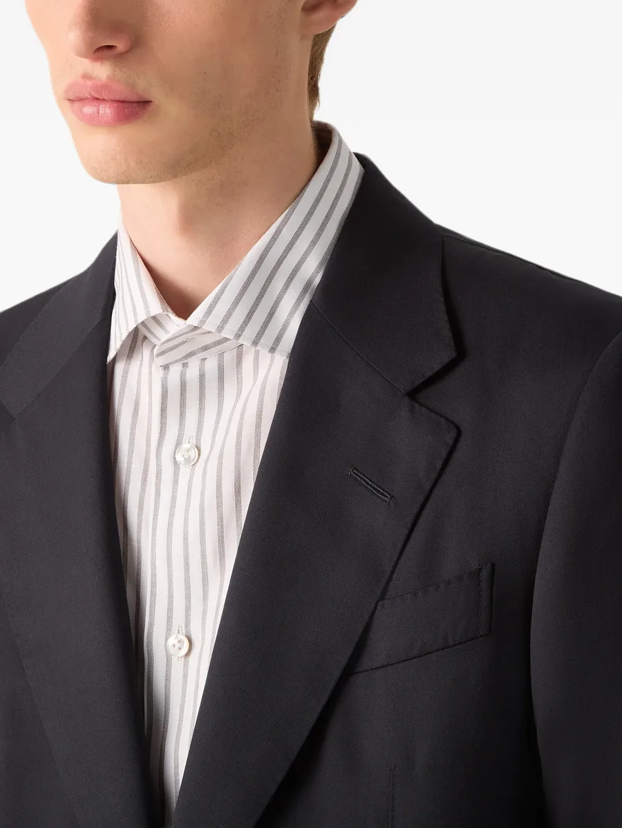 black Trofeo 120mila wool suit 5