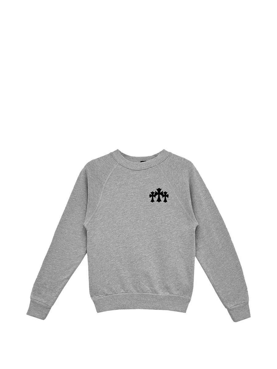 logo-print raglan-sleeve sweater 1