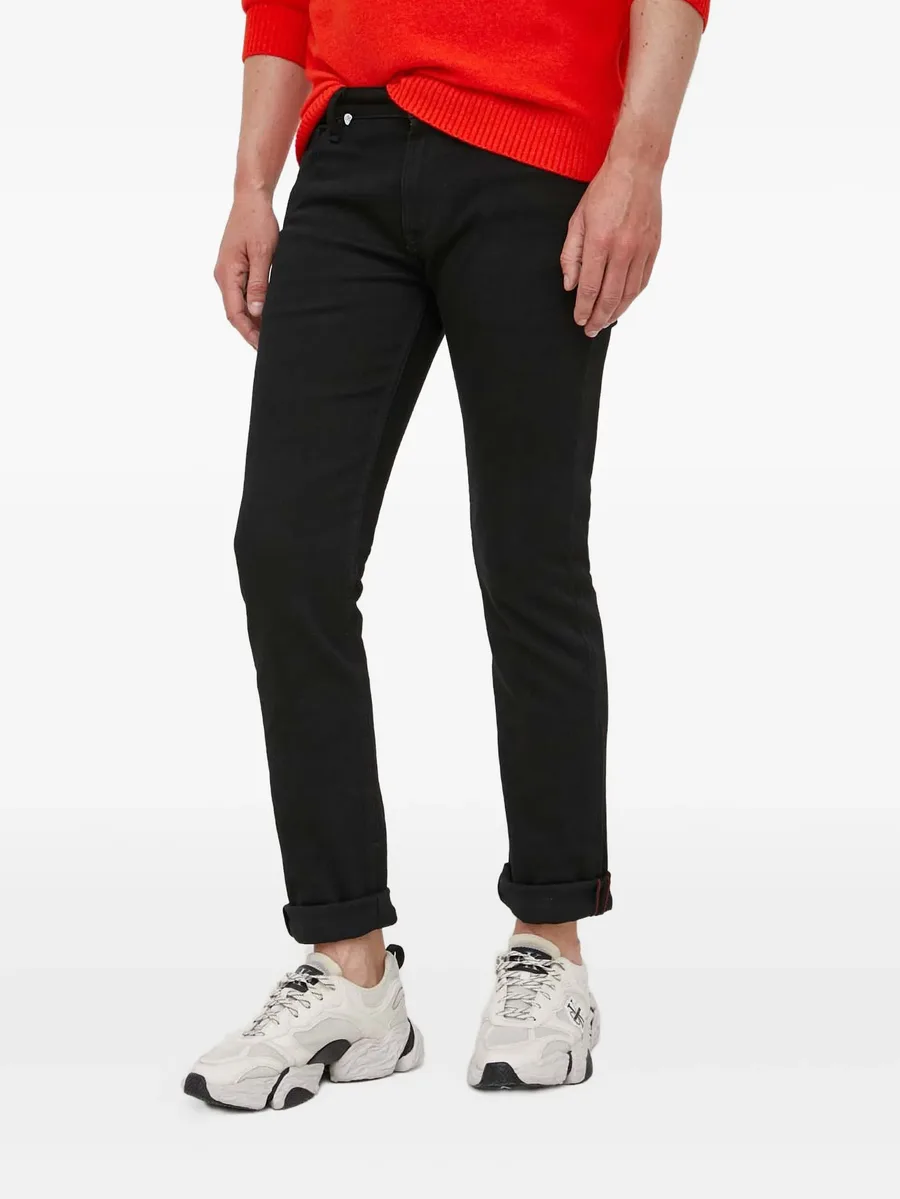logo-plaque jeans 2