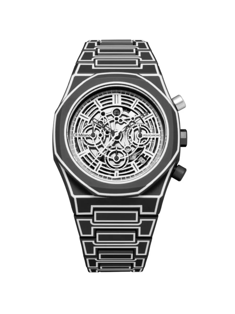 наручные часы Polycarbonate Skeleton Chronograph 40.5 мм 1