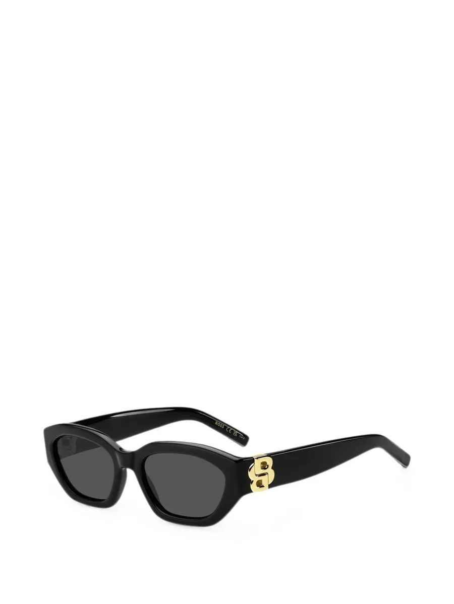 black-acetate sunglasses with Double B monogram 3