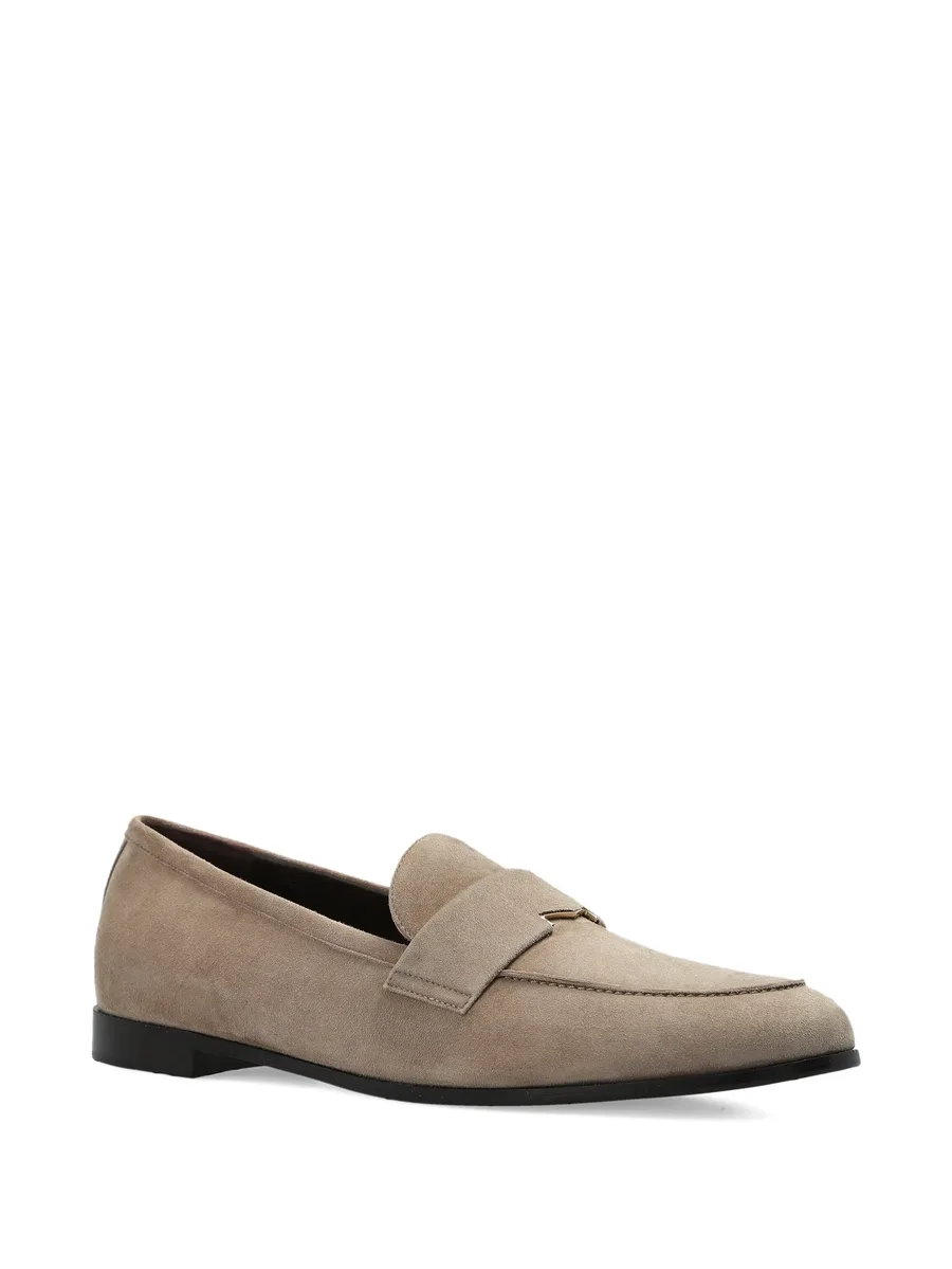 panelled slip-on loafers 3