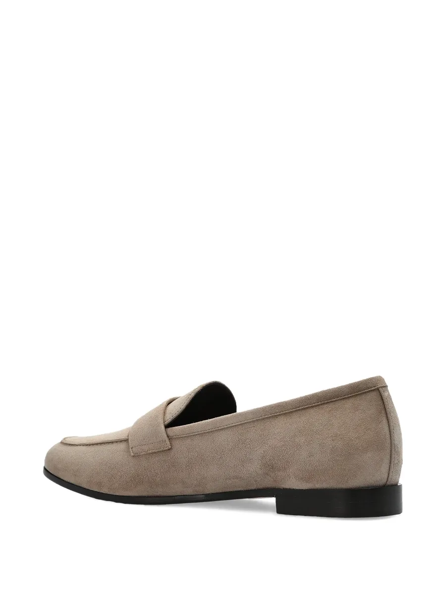 panelled slip-on loafers 6